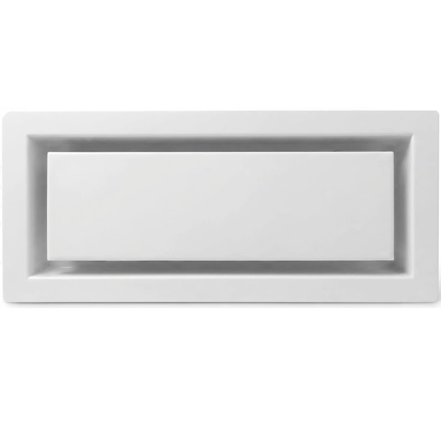 Black framed metal wall vent with a clean minimal frame — Khan Supply CO