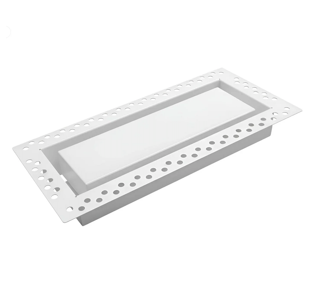 Metal Flush Wall Register - 4x10