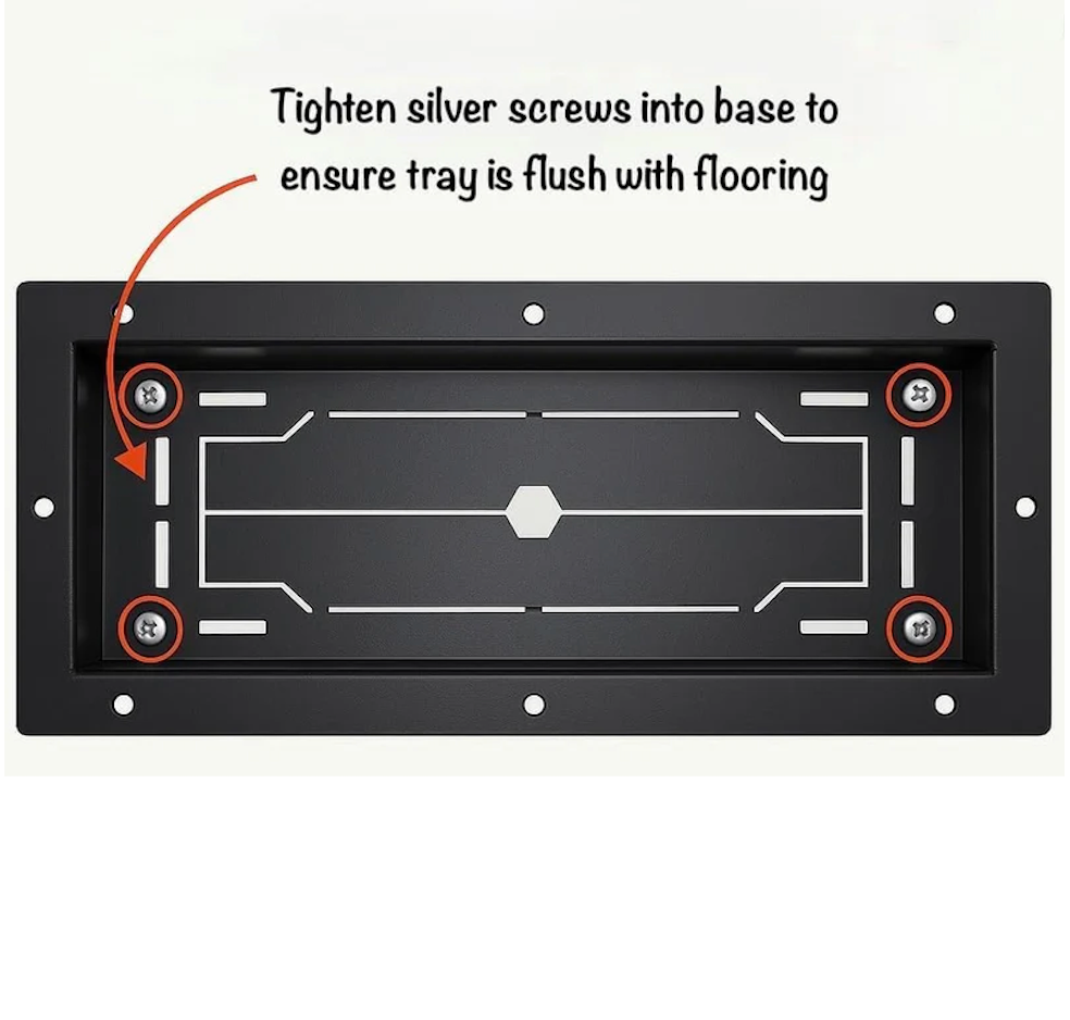 Flush Metal Floor Register With Damper