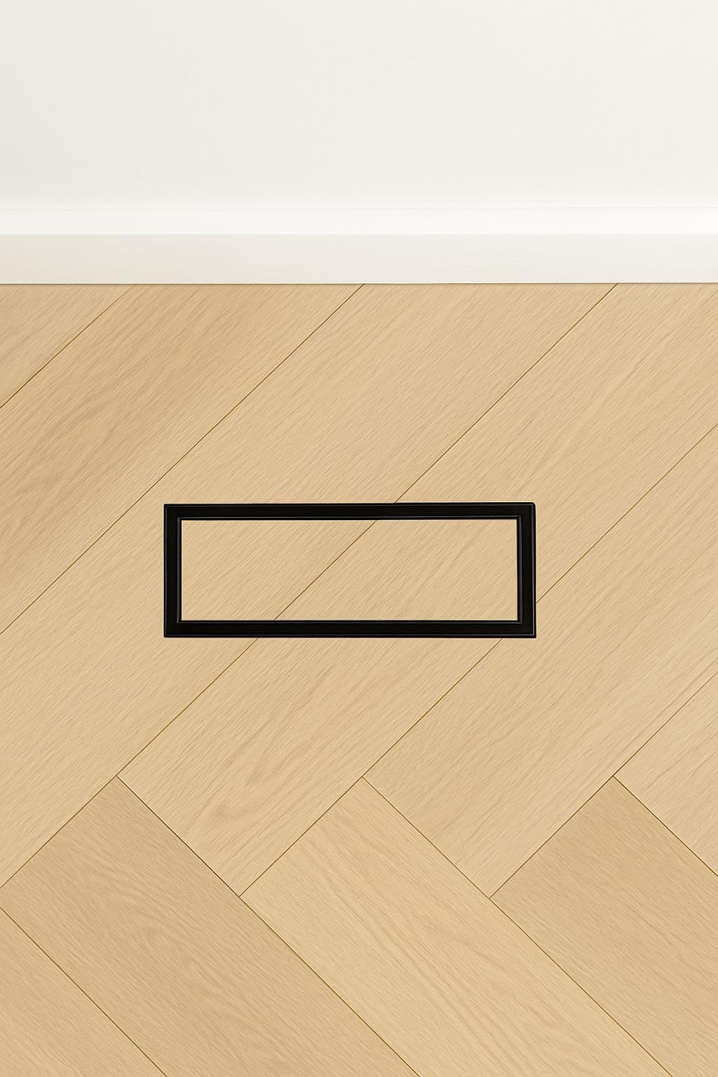 Flush Metal Floor Register With Damper