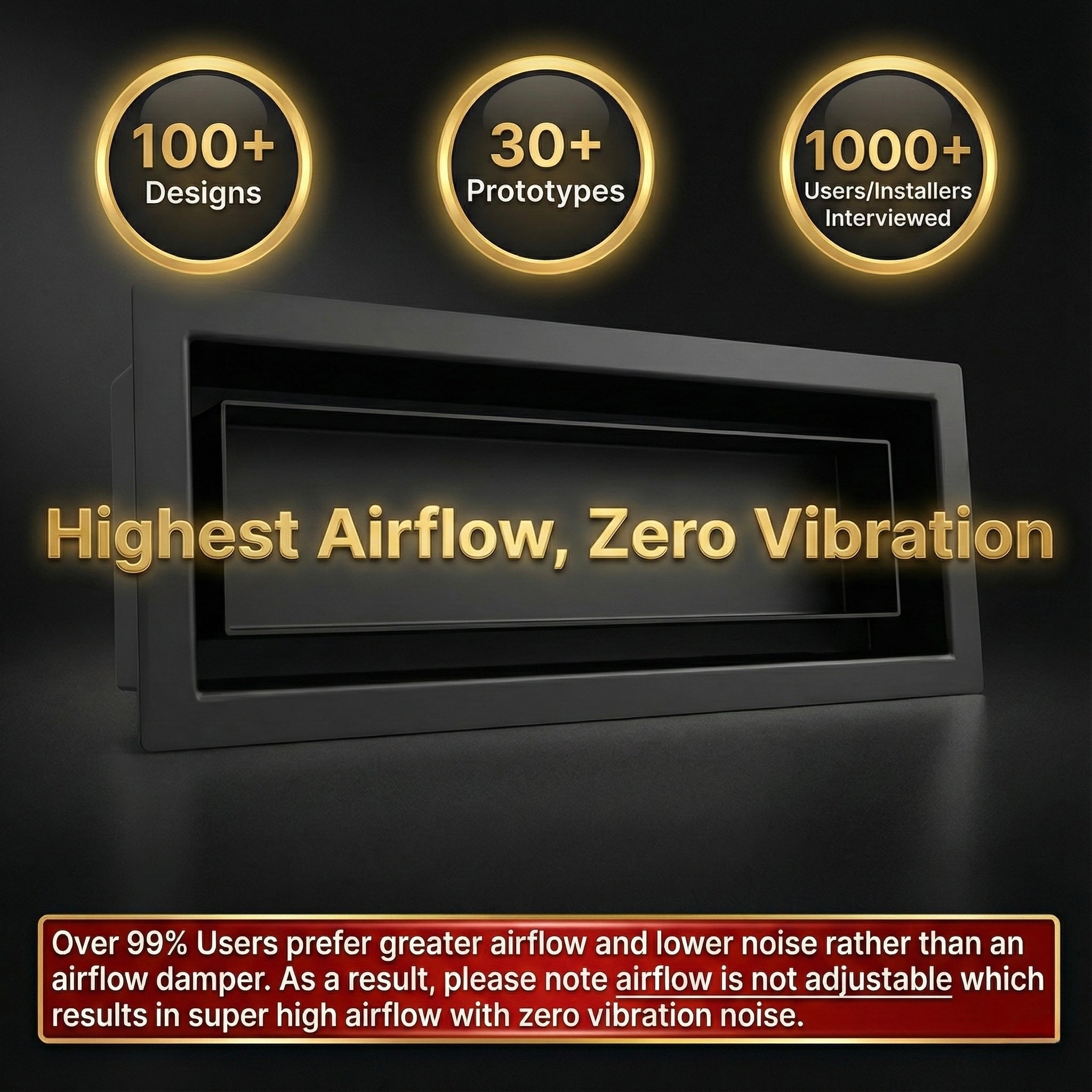 Drop-In Metal Floor Register