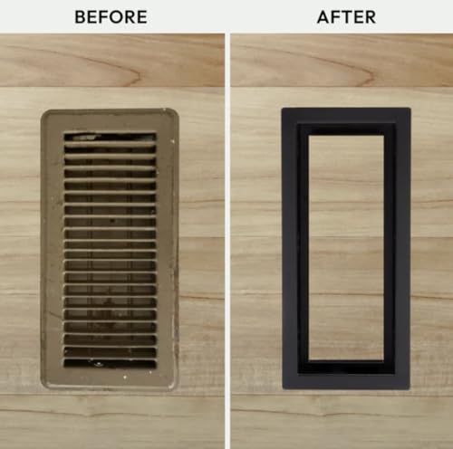 Classic Custom Flush Metal Floor Register – 4x10