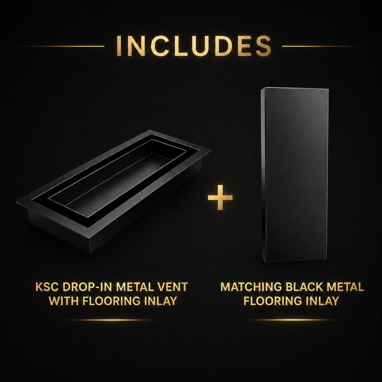 Upgraded 2-in-1 Drop In Vent with Insert