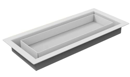 Classic Custom Flush Metal Floor Register – 4x10