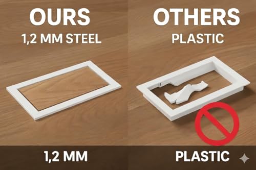 Classic Custom Flush Metal Floor Register – 4x10