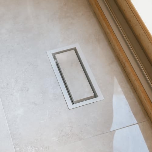 Classic Custom Flush Metal Floor Register – 4x10