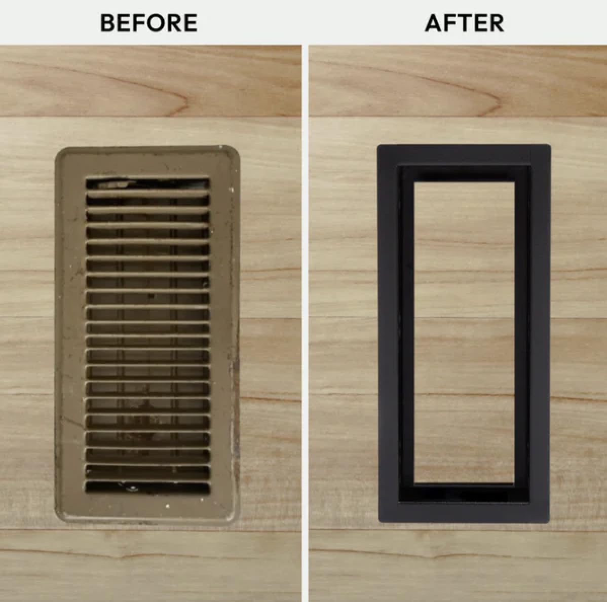 Classic Custom Flush Metal Floor Register – 3x10
