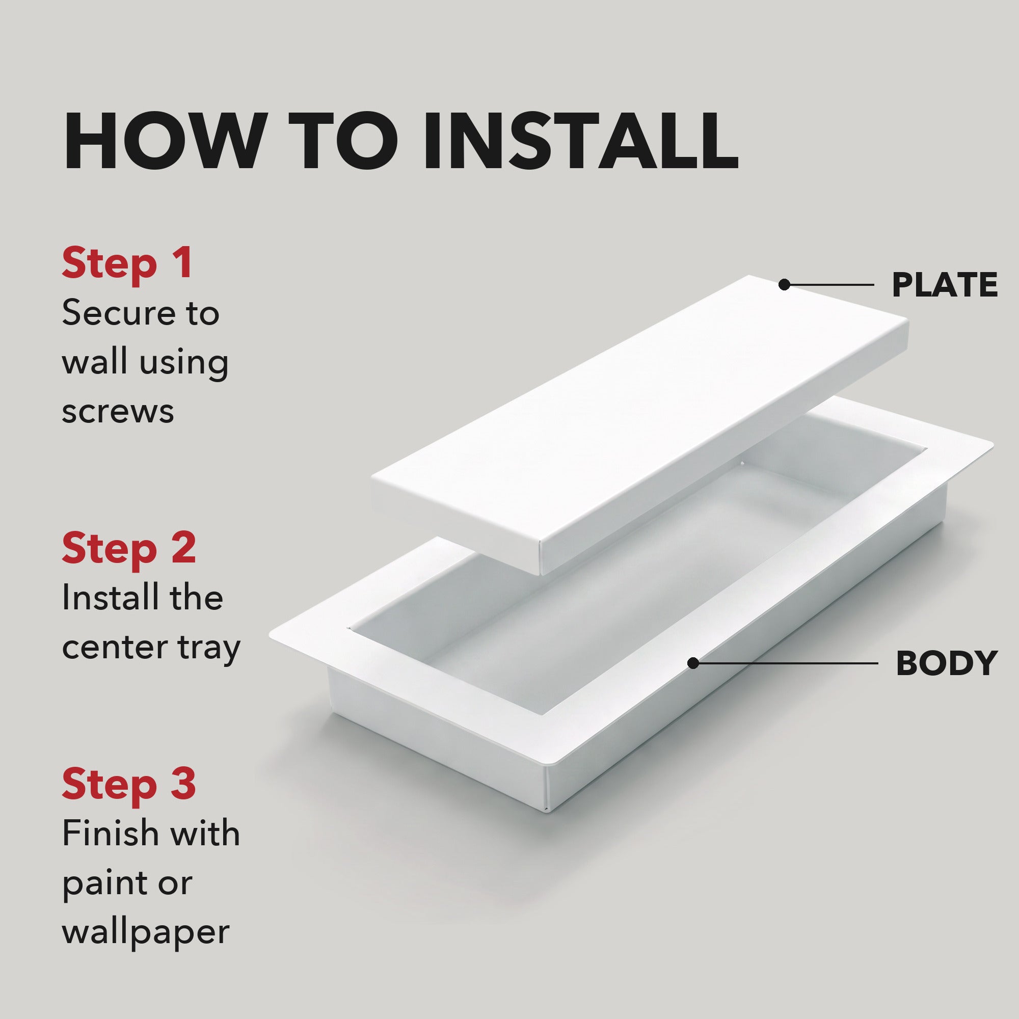 Framed wall vent installation guide — Khan Supply CO
