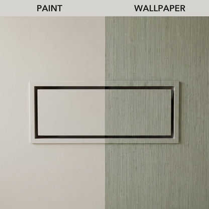 Framed wall vent finished to match paint or wallpaper — Khan Supply CO