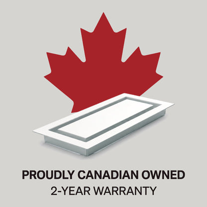 Canadian owned, 2-year warranty — framed metal wall vent by Khan Supply CO