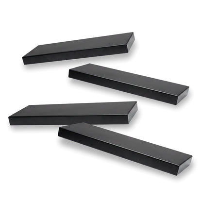 Four matte black metal Khan Supply CO drop-in vent inserts, 4-pack