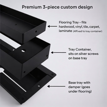 Undermount Flush Floor Vent [Metal]